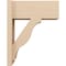 Ekena Millwork 7 1/2-in W x 16-in D x 20-in H Funston Block Rough Cedar Woodgrain TimberThane Outlooker, Primed Tan OUTUR075X16X20FST44RCPR - alternate 5